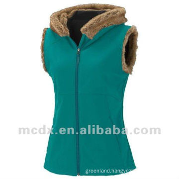 fashion green vest tops ladies wear